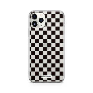 Black Checkers - iPhone 11 Pro
