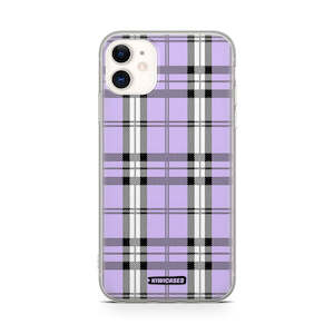 Purple Plaid - iPhone 11