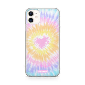 Tie Dye Hearts - iPhone 11