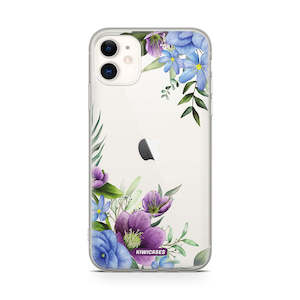 Iphone 11: Blue and Purple Daisies - iPhone 11