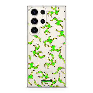 Galaxy S23 Ultra: Green Fire Flames - Galaxy S23 Ultra