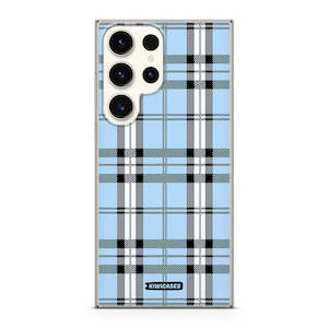Blue Plaid - Galaxy S23 Ultra