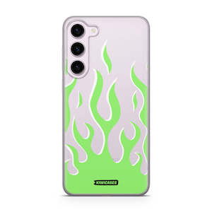 Green Fire - Galaxy S23 Plus