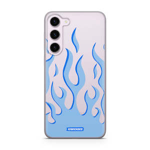 Galaxy S23 Plus: Blue Fire Flames - Galaxy S23 Plus