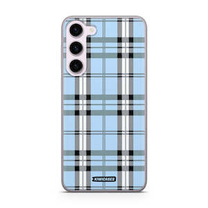 Galaxy S23 Plus: Blue Plaid - Galaxy S23 Plus