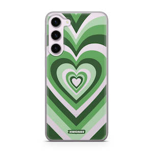 Galaxy S23 Plus: Green Hearts - Galaxy S23 Plus