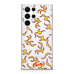 Galaxy S22 Ultra: Yellow Fire Flames - Galaxy S22 Ultra