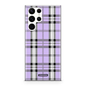 Purple Plaid - Galaxy S22 Ultra