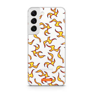 Galaxy S22 Plus: Yellow Fire Flames - Galaxy S22 Plus