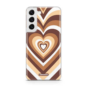 Galaxy S22 Plus: Latte Hearts - Galaxy S22 Plus