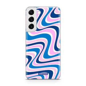 Galaxy S22 Plus: Wavey Blue Pink - Galaxy S22 Plus