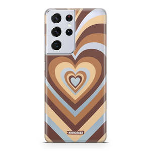 Latte Hearts - Galaxy S21 Ultra