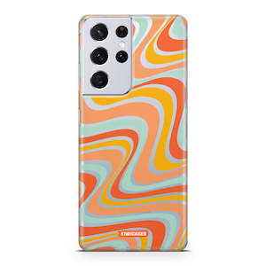 Wavey Orange - Galaxy S21 Ultra