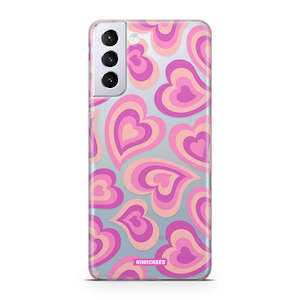 Pink Hearts - Galaxy S21 Plus