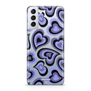 Galaxy S21 Plus: Purple Hearts - Galaxy S21 Plus