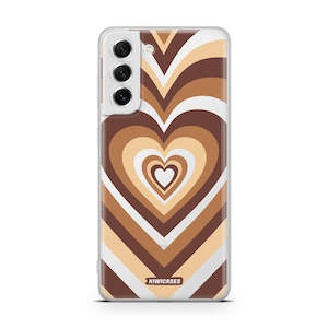 Latte Hearts - Galaxy S21 FE