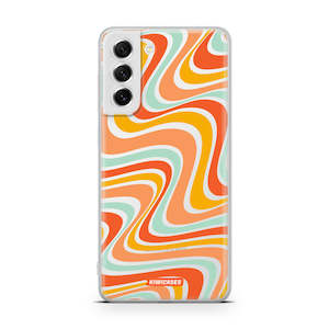 Wavey Orange - Galaxy S21 FE
