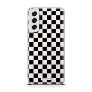 Black Checkers - Galaxy S21 FE