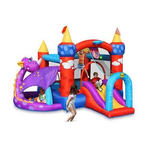Products: Dusty the Dragon Bouncy Castle