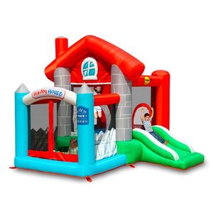 Toddlers Happy House and Ball Pit Bouncy Castle