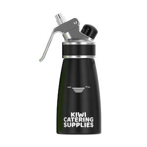 Cream Dispensers: Black Whipped Cream Dispenser 250ml (Aluminium)