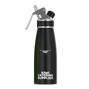 Cream Dispensers: Black Whipped Cream Dispenser 500ml (Aluminium)