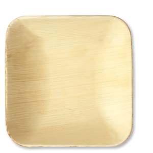 Square Palm Leaf Plates: Palm Leaf Square Deep Bowl 20cm (25 PACK)