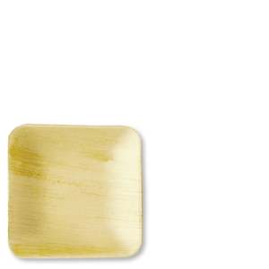 Square Palm Leaf Plates: Palm Leaf Square Plate 10 x 10cm (25 PACK)