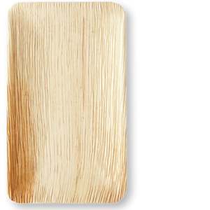 Palm Leaf Rectangle Dish 16x24cm (25 PACK)