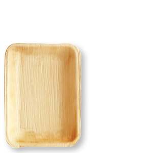 Palm Leaf Rectangle Dish 11x16cm (25 PACK)