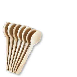 Birch Cutlery: Bamboo Birch Tea Spoon 11cm (25 PACK)