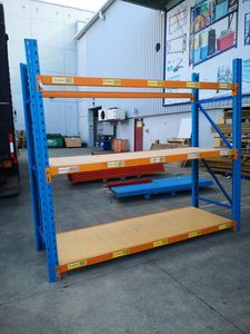 Products: Pallet Racking With Wooden Shelf V4 Kiwi Choice