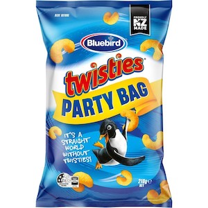 Chips N Dip: Bluebird Twisties Party Pack 210g