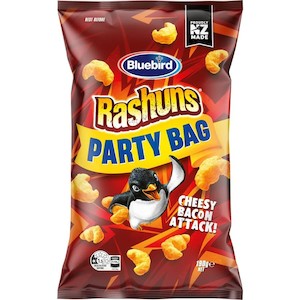 Chips N Dip: Bluebird Rashuns Party Pack 190g