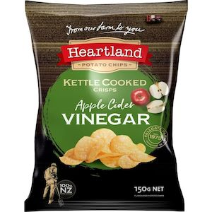 Heartland Kettle Chips Apple Cider Vinegar 150g