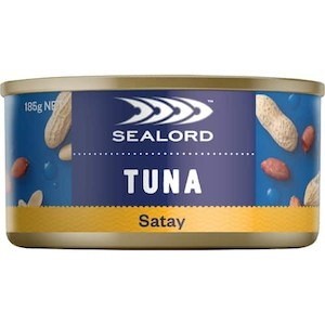 Canned Foods: Sealord Sensations Tuna Satay 185g