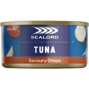 Canned Foods: Sealord Sensations Tuna Savoury Onion 185g
