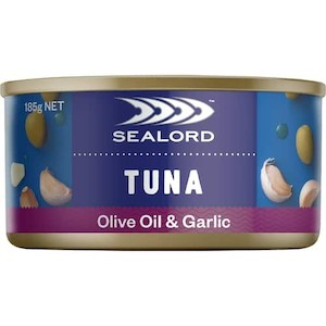 Sealord Sensations Tuna Olive Oil & Garlic 185g