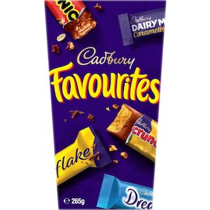 Boxed Chocolates: Cadbury Favourites Chocolates 265g