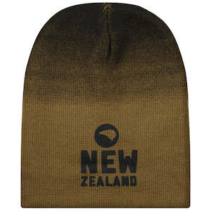 Beanie NZ Dip Dyed Brown