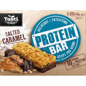 Cereals And Muesli Bars: Tasti Protein Bars Salted Caramel 200g
