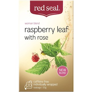 Red Seal Raspberry Leaf with Rose Tea 20 Pack