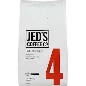 Jed's Coffee Espresso Grind 4 Very Strong 200g