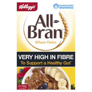 Kellogg's All-Bran Wheat Flakes Cereal 330g