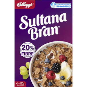 Kellogg's Sultana Bran Breakfast Cereal 420g