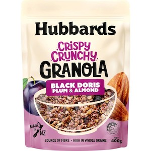 Hubbards Granola Black Doris Plum & Almond 400g