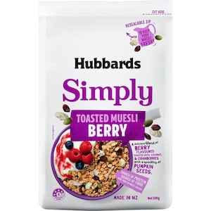 Hubbards Simply Toasted Muesli Berry 500g
