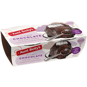 Aunt Bettys Steamed Pudding Chocolate 2 X 95G