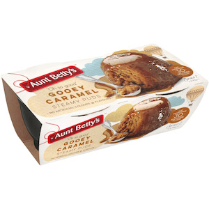 Desserts: Aunt Bettys Steamed Pudding Gooey Caramel 2 X 95G
