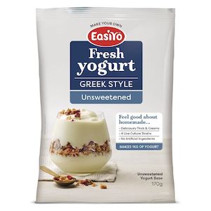 Desserts: Easiyo Base Greek Style Unsweetened 170g
